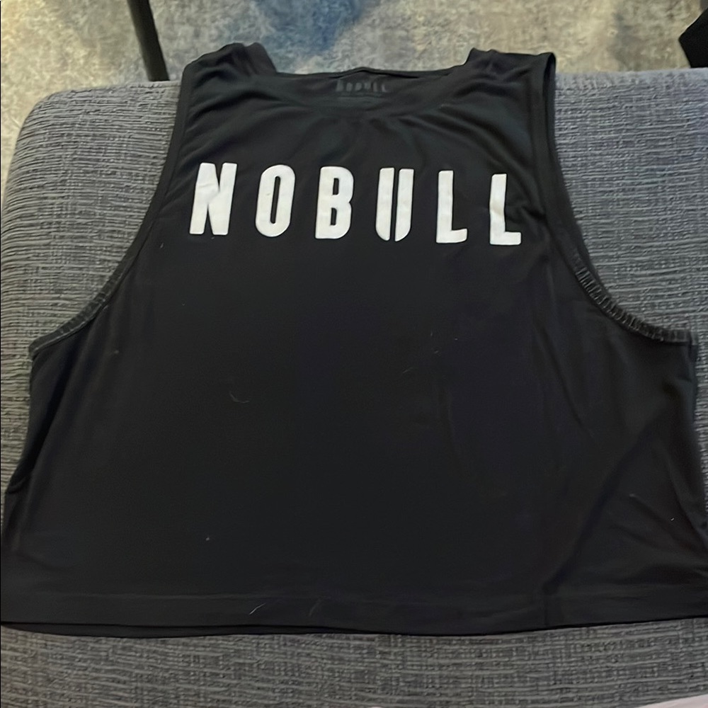 NOBULL Black Sleeveless Crop Top